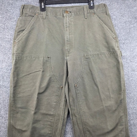 Carhartt Other - VTG Carhartt B136 MOS Dungaree‎ Fit Men's Work Pants 38x32 Double Knee Carpenter